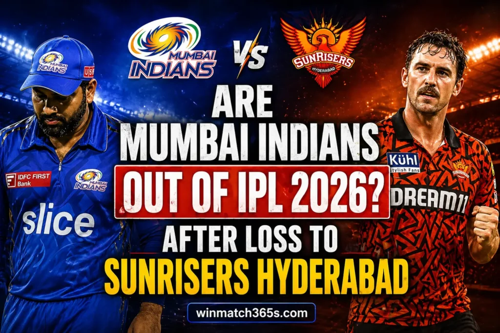 Are Mumbai Indians Out of IPL 2026 After Loss to Sunrisers Hyderabad