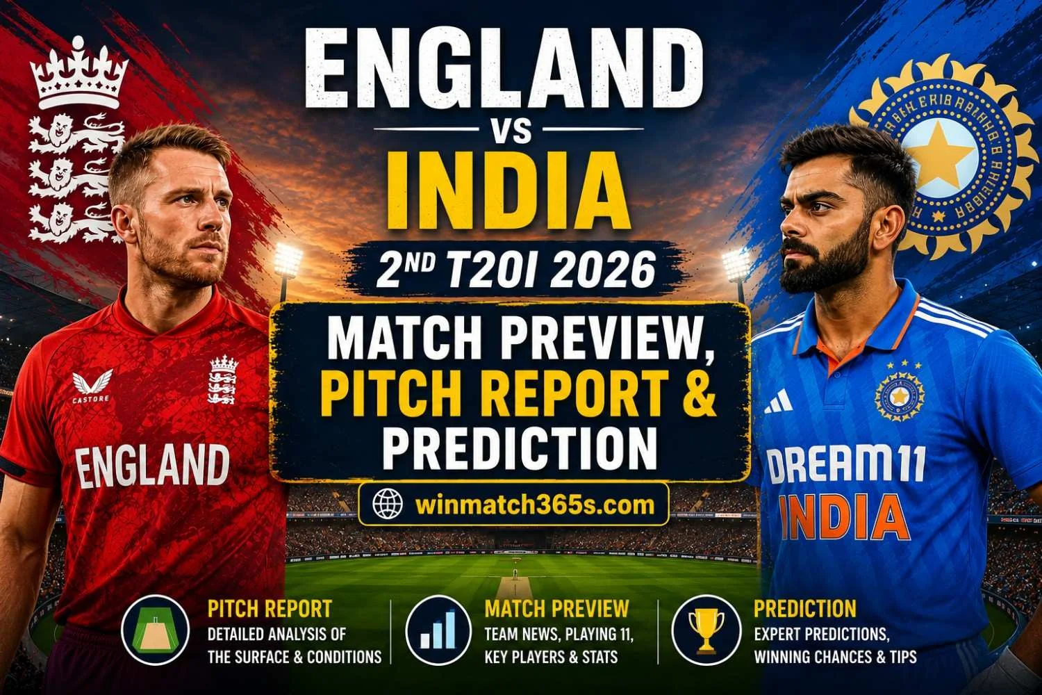 England vs India 2nd T20I
