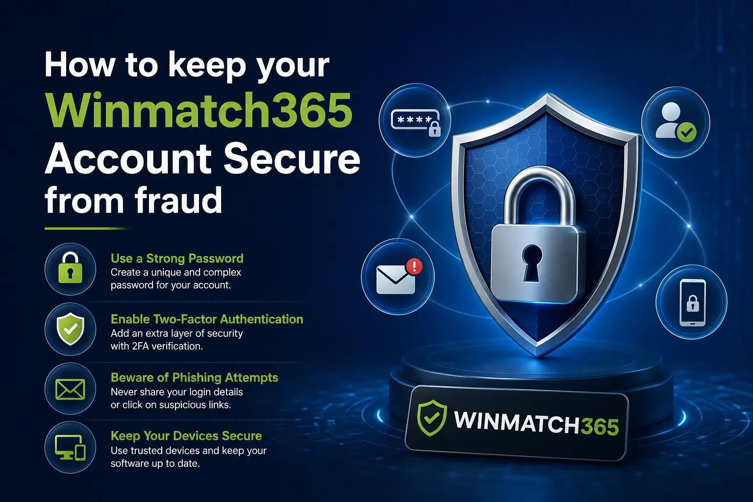 How to keep your Winmatch365 Account Secure from fraud